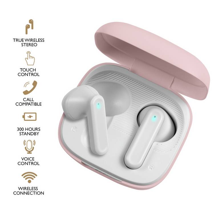 Radley pink smartwatch and wireless earbud set (British brand)