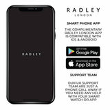 Radley pink smartwatch and wireless earbud set (British brand)