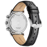 Citizen men's watch green dial leather strap 42mm, imported from the UK