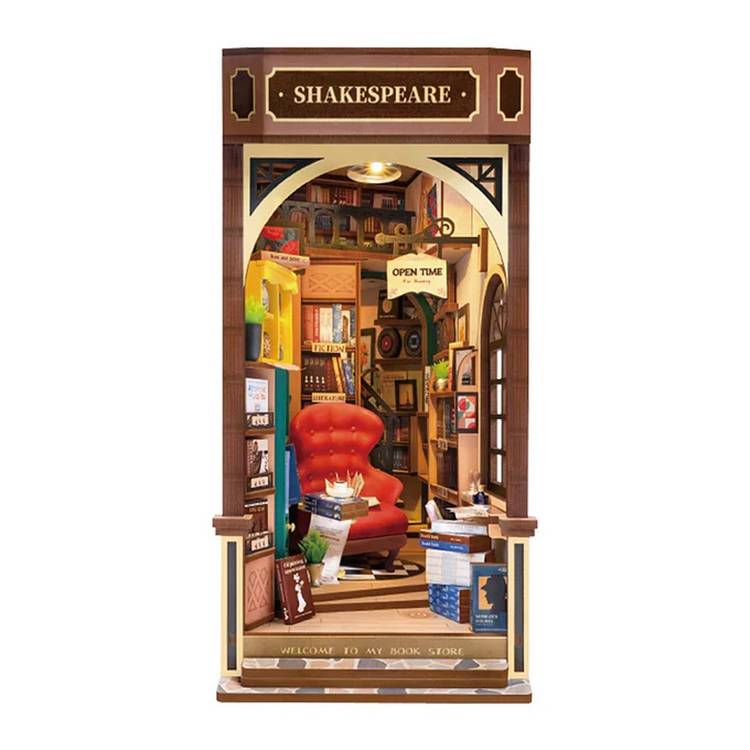 Menkind Bookstore Book Nook construction kit, imported from the UK