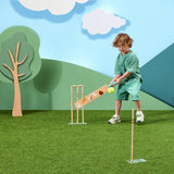 Chad Valley wooden kids cricket set with bat ball and stumps (British brand)