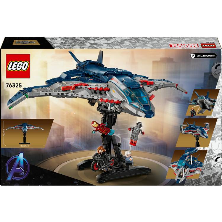 LEGO Marvel Avengers Quinjet building set 1131 pieces, UK version