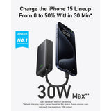 Anker 10000mAh Nano Power Bank with built-in USB-C cable, UK version