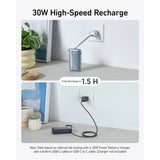 Anker 10000mAh Nano Power Bank with built-in USB-C cable, UK version
