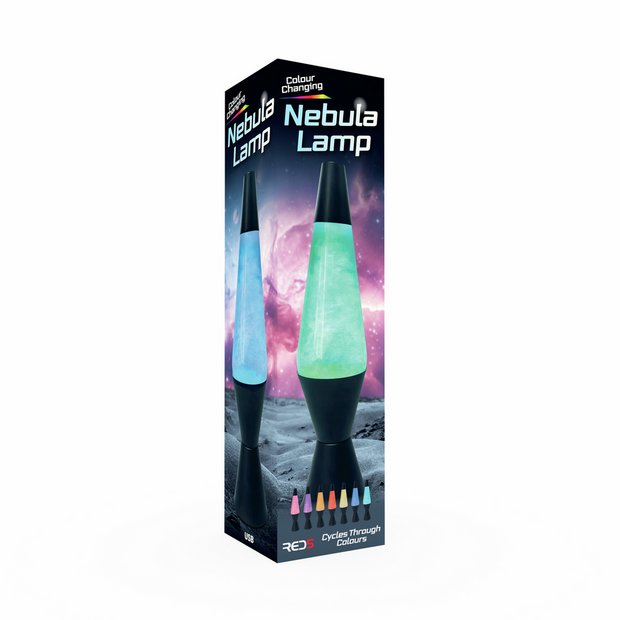 Red5 colour changing nebula lava lamp, imported from the UK