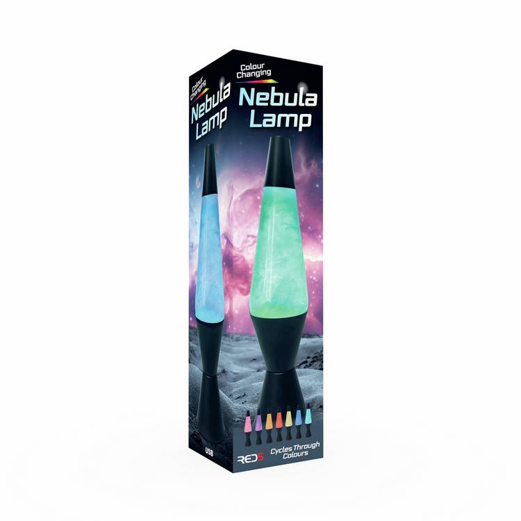 Red5 colour changing nebula lava lamp, imported from the UK