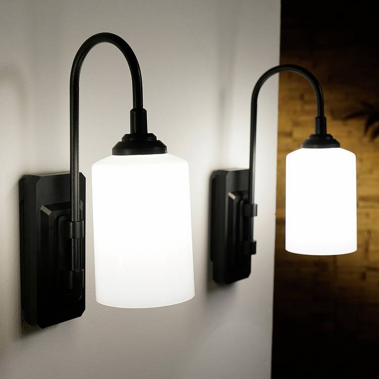 JML Smart Sconce wireless wall light black, UK version