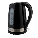 Cookworks plastic illuminated kettle black, UK version