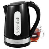 Cookworks plastic illuminated kettle black, UK version