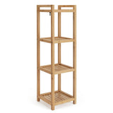 Habitat bamboo storage caddy natural with 4 shelves, UK version