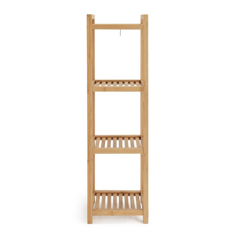 Habitat bamboo storage caddy natural with 4 shelves, UK version
