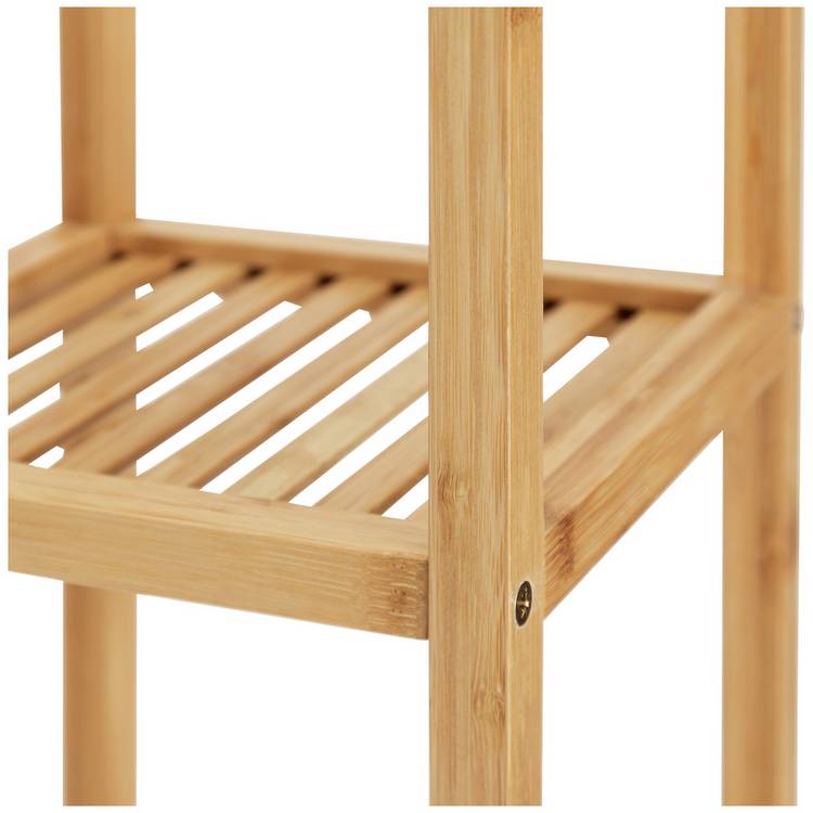 Habitat bamboo storage caddy natural with 4 shelves, UK version