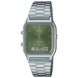 Argos Casio Classic Green Dual Display Stainless Steel Watch- Buy online at McGrocer