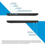 HP 17.3 laptop N100 4GB 128GB black (British brand)