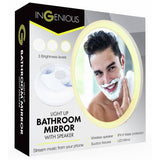 Argos Menkind Ingenious LED Light Up Bathroom Mirror with Bluetooth Speaker 19.1 x 19 x 5.7 cm- Buy online at McGrocer