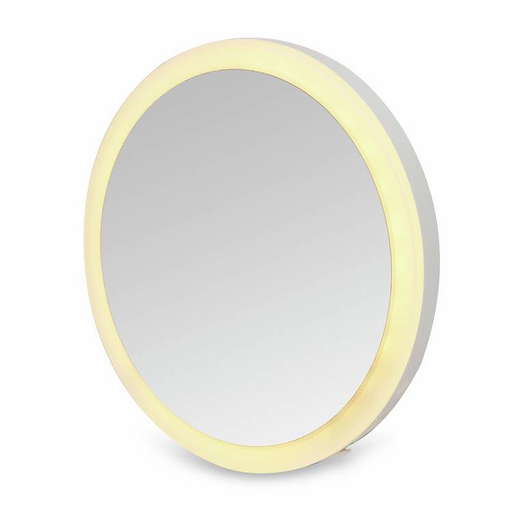 Menkind LED bathroom mirror with Bluetooth speaker 19cm, UK version