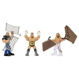 WWE Knuckle Crunchers WrestleMania action figure set, imported from the UK