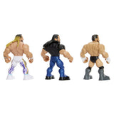 WWE Knuckle Crunchers WrestleMania action figure set, imported from the UK