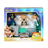 WWE Knuckle Crunchers WrestleMania action figure set, imported from the UK