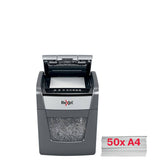 Rexel Optimum AutoFeed 50X cross cut shredder, UK version