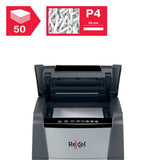 Rexel Optimum AutoFeed 50X cross cut shredder, UK version