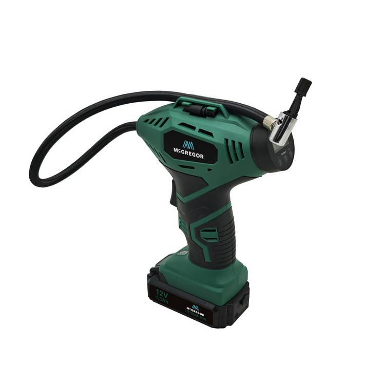 McGregor cordless tyre inflator 12V portable - British product