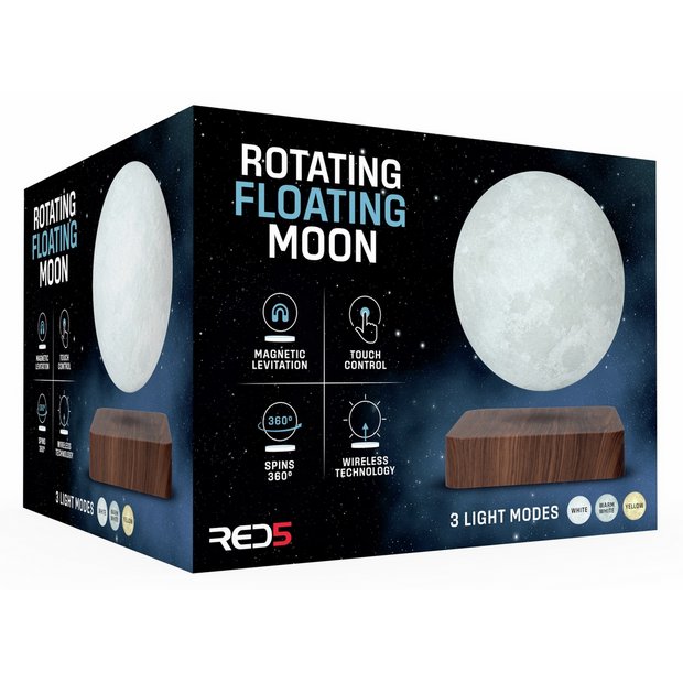 Menkind RED5 3D floating moon lamp, UK version