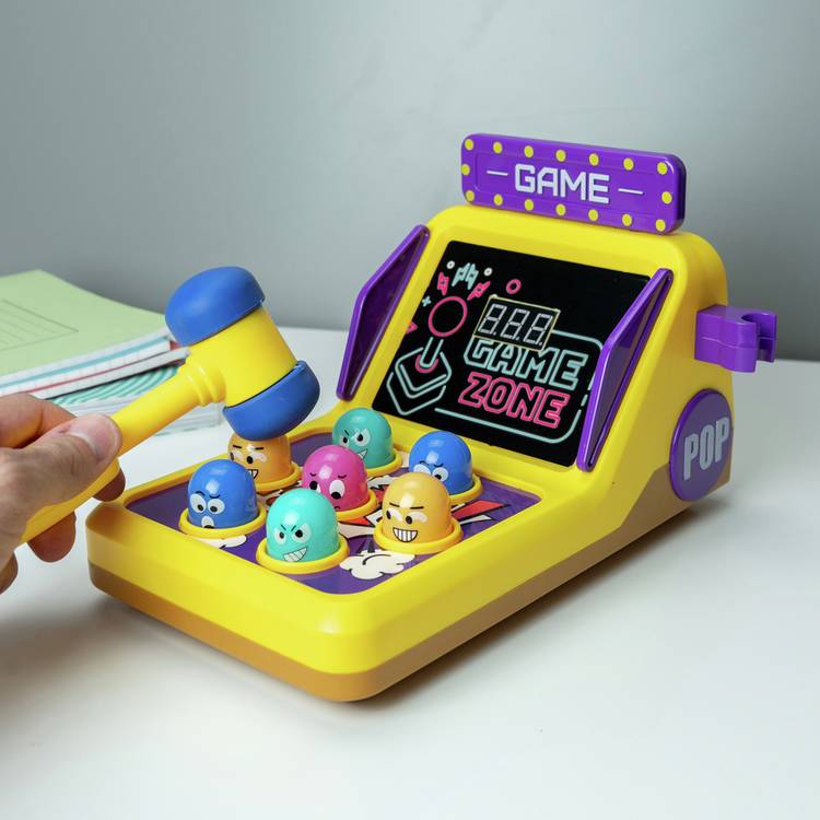 Menkind Winning Smack A Mole game with hammer - British product