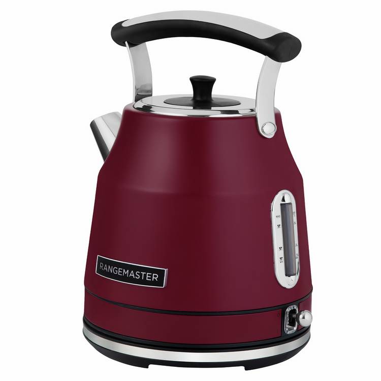 Rangemaster classic kettle burgundy 1.7L, UK version