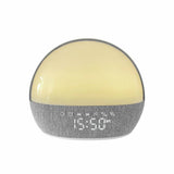 Menkind white noise colour change alarm clock, imported from the UK