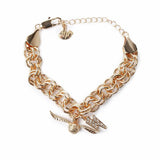 Custard London gold tone Harry Potter charm bracelet, imported from the UK