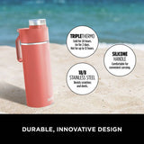 Ninja travel bottle coral 530ml - British product