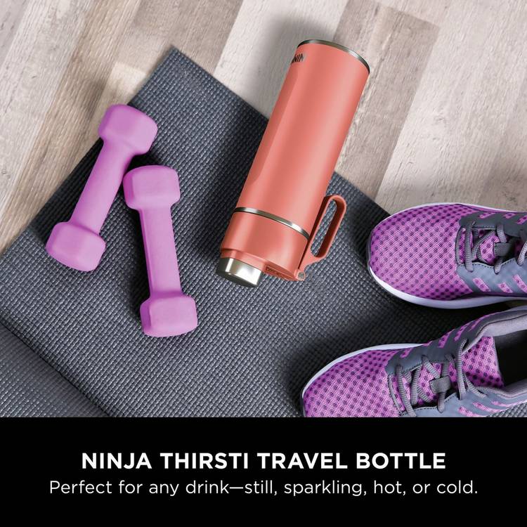 Ninja travel bottle coral 530ml - British product