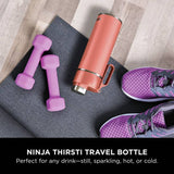 Ninja travel bottle coral 530ml - British product