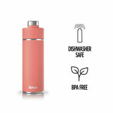 Ninja travel bottle coral 530ml - British product
