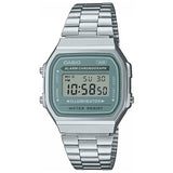 Argos Casio Vintage Green Dial Stainless Steel Bracelet Watch- Buy online at McGrocer