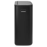 Brabantia Bo 60L touch bin matt black, UK version