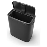 Brabantia Bo 60L touch bin matt black, UK version