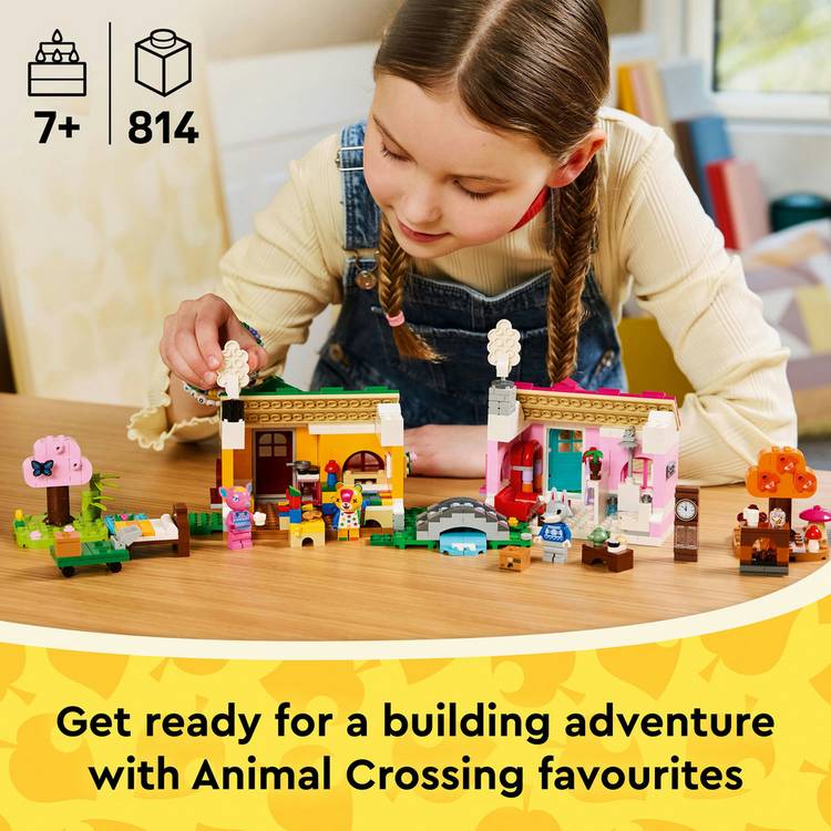 LEGO Animal Crossing Creative Houses 814-piece building set - British product