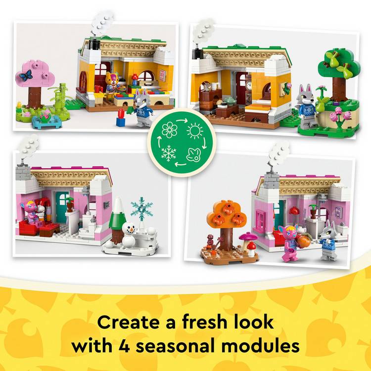 LEGO Animal Crossing Creative Houses 814-piece building set - British product