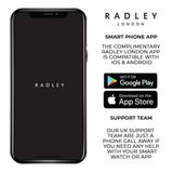 Radley smart watch set with interchangeable straps, imported from the UK