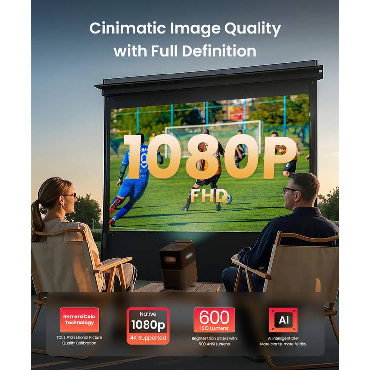 TCL Smart Projector A1s Full HD projector, UK version