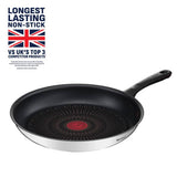 Argos Tefal Titanium Edition Stainless Steel Frying Pan 32cm- Buy online at McGrocer
