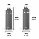 Ninja Thirsti Grey travel bottle 700ml, UK version