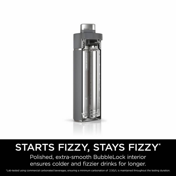Ninja Thirsti Grey travel bottle 700ml, UK version