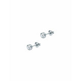 Ted Baker mini crystal stud earrings silver tone - British product