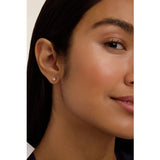 Ted Baker mini crystal stud earrings silver tone - British product