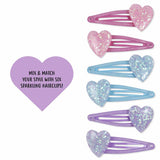 Tikkers kids watch aqua heart gift set (British brand)