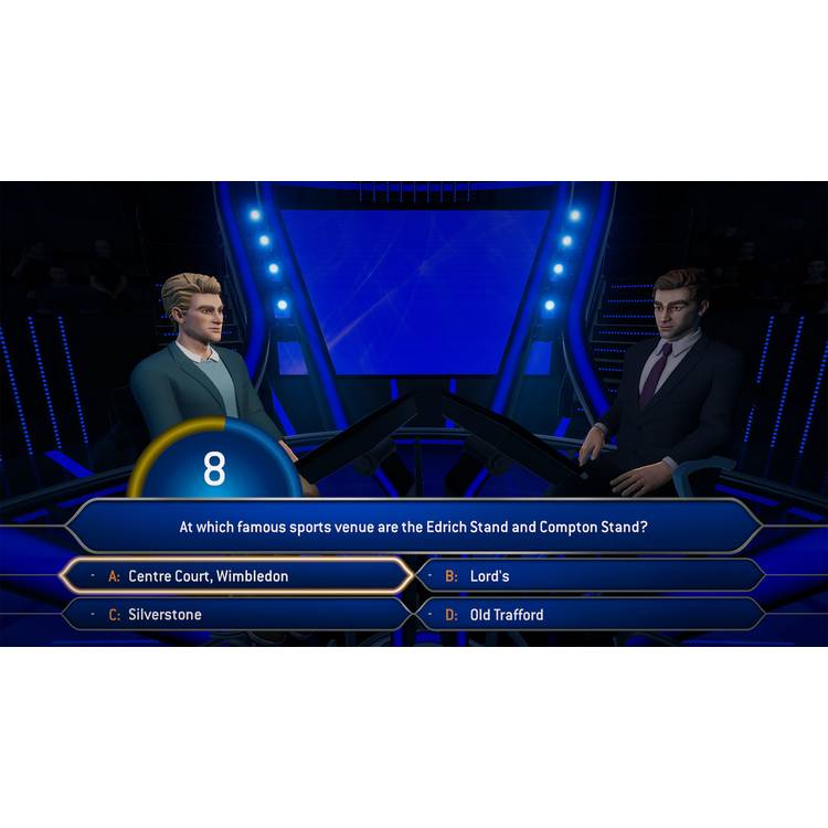 Who Wants to Be a Millionaire Final Answer Edition Switch game, UK version