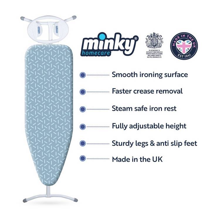 Minky ironing board 110x35cm blue - British product